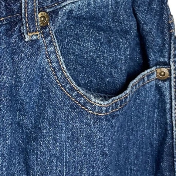 Vintage Eddie Bauer Blue Denim Maxi Skirt 18 - Picture 4 of 11